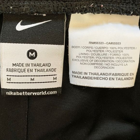 Nike Athletic Shorts Women Medium Running Curved Hem Mesh Stripe Side Lined - Picture 8 of 9